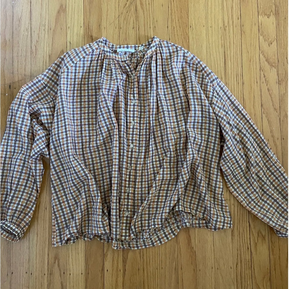 Doen Scarlet Blouse in Orange Meringue